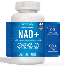 Load image into Gallery viewer, HARMONIFY NAD Supplement (500mg of 95% Pure NAD+ Per Serving, 30-Day Supply) – Vegan, Non-GMO, NAD Booster for Longevity, Anti-Aging, Cellular Health, and Energy
