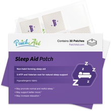 Load image into Gallery viewer, Sleep aid vitamin patch with melatonin and L-theanine for natural sleep